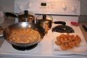 Fry the chicken